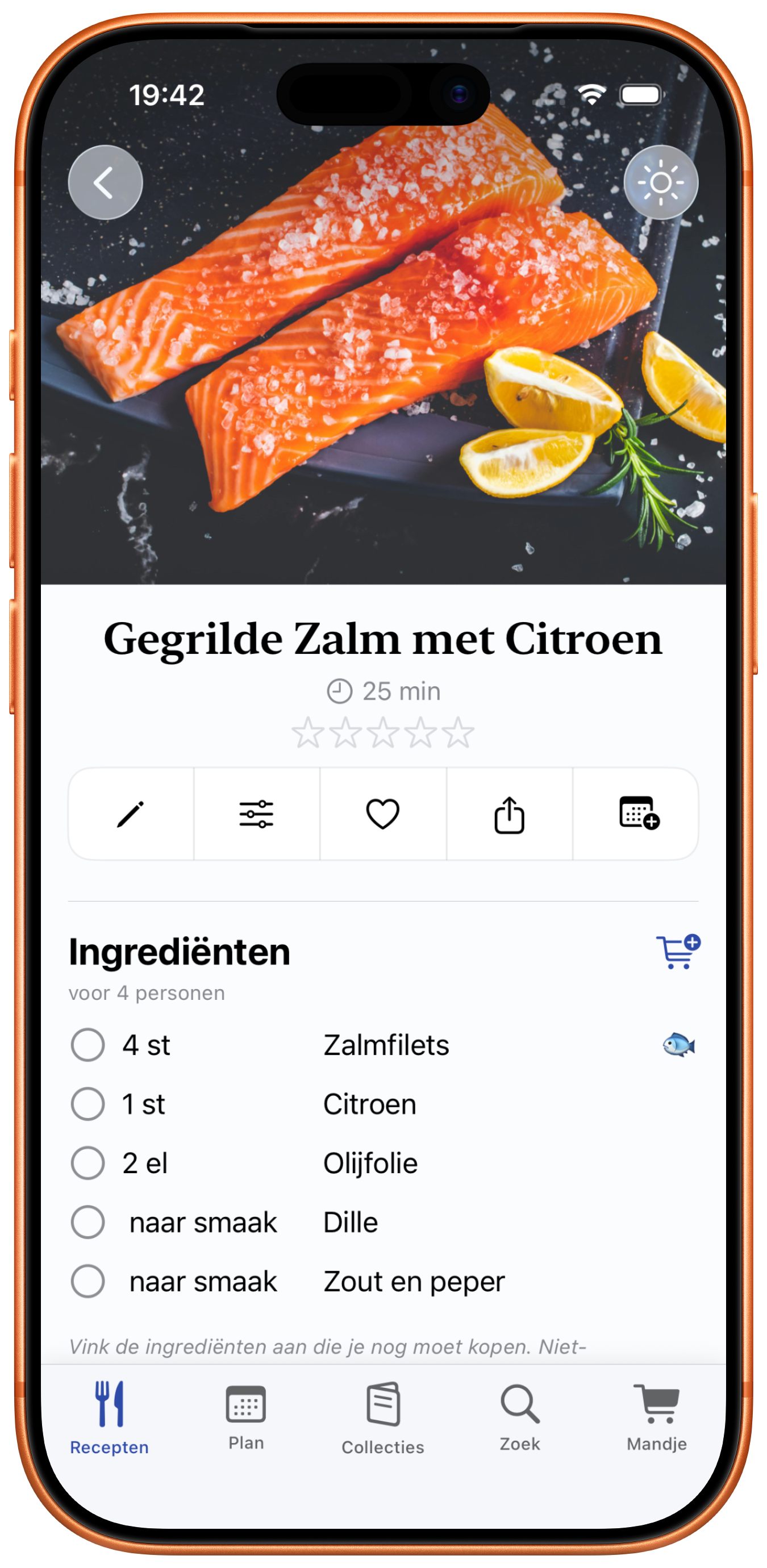 Recept scannen met AI in Mangflow